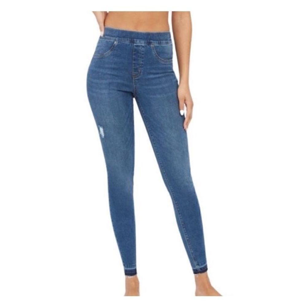 Spanx Distressed Ankle Skinny Jeans Medium‎